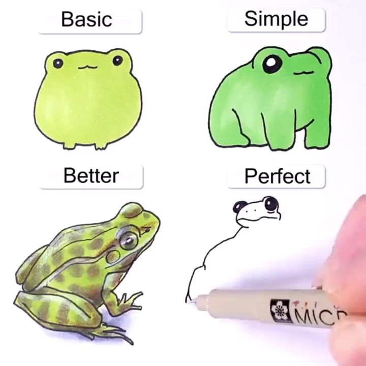 Tips & Tricks - How to draw a frog